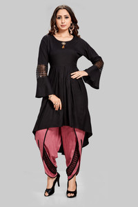 Rebikatrendz Women Kurti Dhoti Pant Set