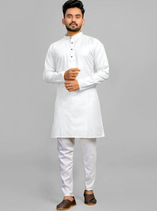 VASUDHA CREATION Men Kurta Pant Set