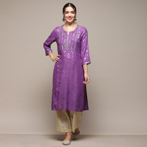 BIBA Women Kurta Palazzo Set