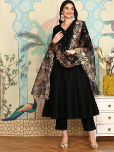 Ishin Women Kurta Palazzo Dupatta Set