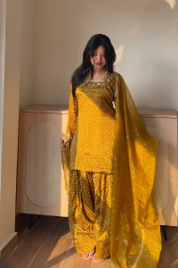 visharava fashion Women Kurta Salwar Dupatta Set