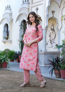 Tabahi Women Kurti Pant Set