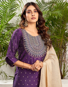 Samah Women Kurta Pant Dupatta Set