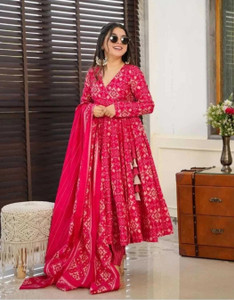 HouseOfCommon Women Kurti Pant Dupatta Set