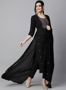 ANJIKI Women Kurti Pant Dupatta Set