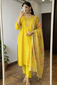 LIZORD FAB Women Kurta Pant Dupatta Set