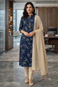 Shefair Women Kurta Pant Dupatta Set