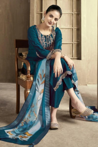 Zinariya Fab Embroidered Kurta, Salwar & Dupatta Set