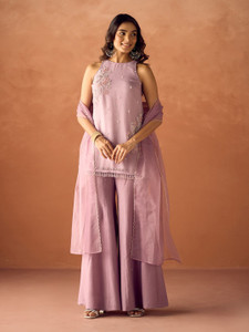 FIORRA Women Kurta Sharara Dupatta Set