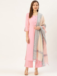Jaipur Kurti Women Kurta Palazzo Dupatta Set