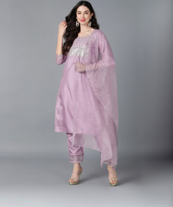 AHIKA Women Kurta Pant Dupatta Set
