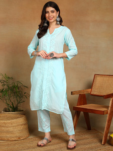 VAHSON Women Kurta Palazzo Set