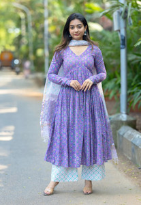 Divastri Women Kurta Palazzo Dupatta Set