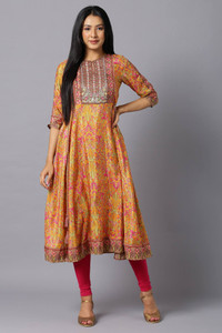W Women Kurta Churidar Set