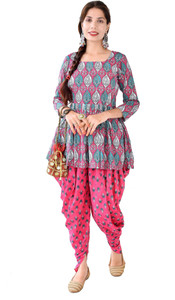 BR MANUFACTURER Women Ethnic Top Dhoti Pant Set