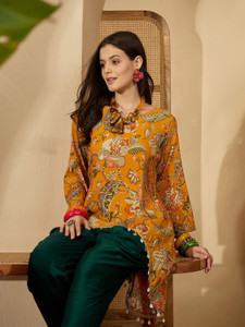 Youthnic Women Kurta Dhoti Pant Set