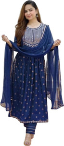 Rozy styles Women Kurta Pant Dupatta Set