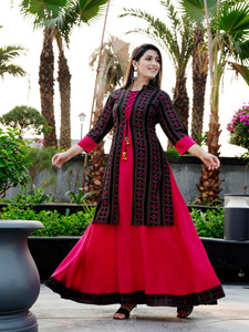 DSS FASHION Women Printed Anarkali Kurta