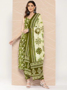 Kriska Women Kurti Pant Dupatta Set