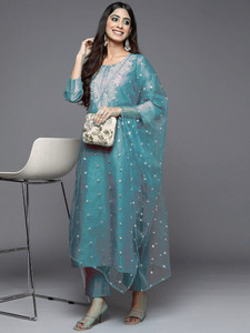 anushansa Women Kurta Pant Dupatta Set