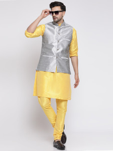 TS Lifestyle Men Kurta Pyjama Ethnic Jacket Set