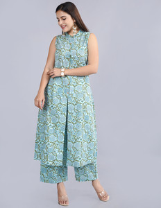 asifarheen Women Kurta Palazzo Set