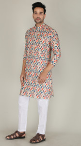 FUBAR Men Kurta Pyjama Set