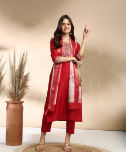 MOKOSH Women Kurta Pant Dupatta Set