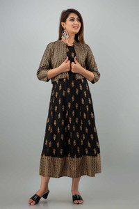 Kaynat Women Kurta Ethnic Jacket Set