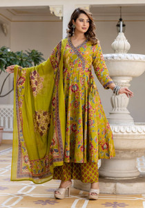 Klosia Women Kurta Pant Dupatta Set