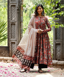 Klosia Women Kurta Pant Dupatta Set