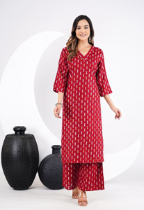 Dhibha Women Kurti Pant Set
