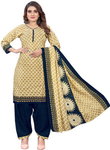 Aaradhya Fashion Printed Kurta, Patiala & Dupatta Set