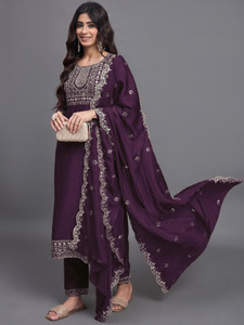 Shree Ramkrishna Fab Women Kurti Pant Dupatta Set