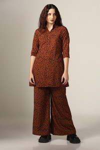 Leriya Fashion Women Shirt Palazzo Set