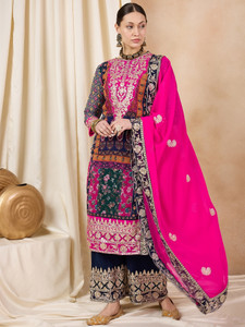 Tasrika Women Kurta Palazzo Dupatta Set