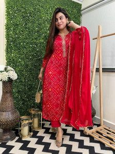 HouseOfCommon Women Kurti Pant Dupatta Set