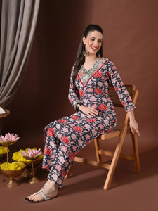KJFAB Women Kurta Pant Set