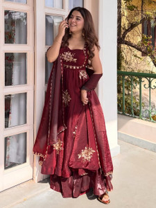 LABELJIYA Women Kurta Palazzo Dupatta Set