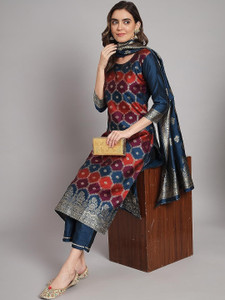 VredeVogel Women Kurta Pant Dupatta Set