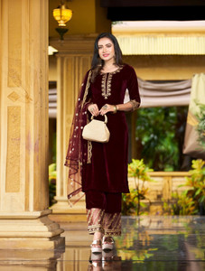 Skylee Women Kurta Pant Dupatta Set