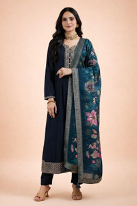 PANJURLI Women Kurta Pant Dupatta Set