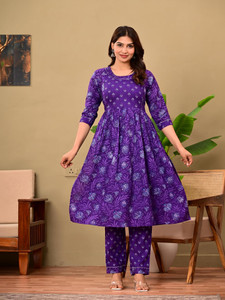 77Taj7 Women Kurta Pant Set