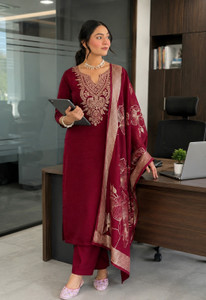 jahal fashion Women Kurta Pant Attached Dupatta Set