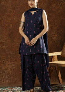 LookMark Women Kurti Dhoti Pant Dupatta Set