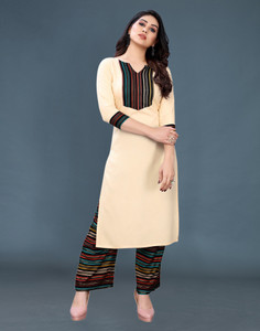 Skylee Women Kurta Palazzo Set