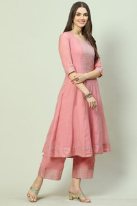 BIBA Women Kurta Palazzo Set