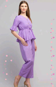 Stainland Women Ethnic Top Palazzo Set