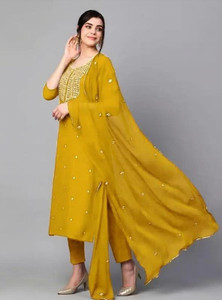 Vidusha Women Kurta Pant Dupatta Set