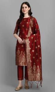 VredeVogel Women Kurta Pant Dupatta Set
